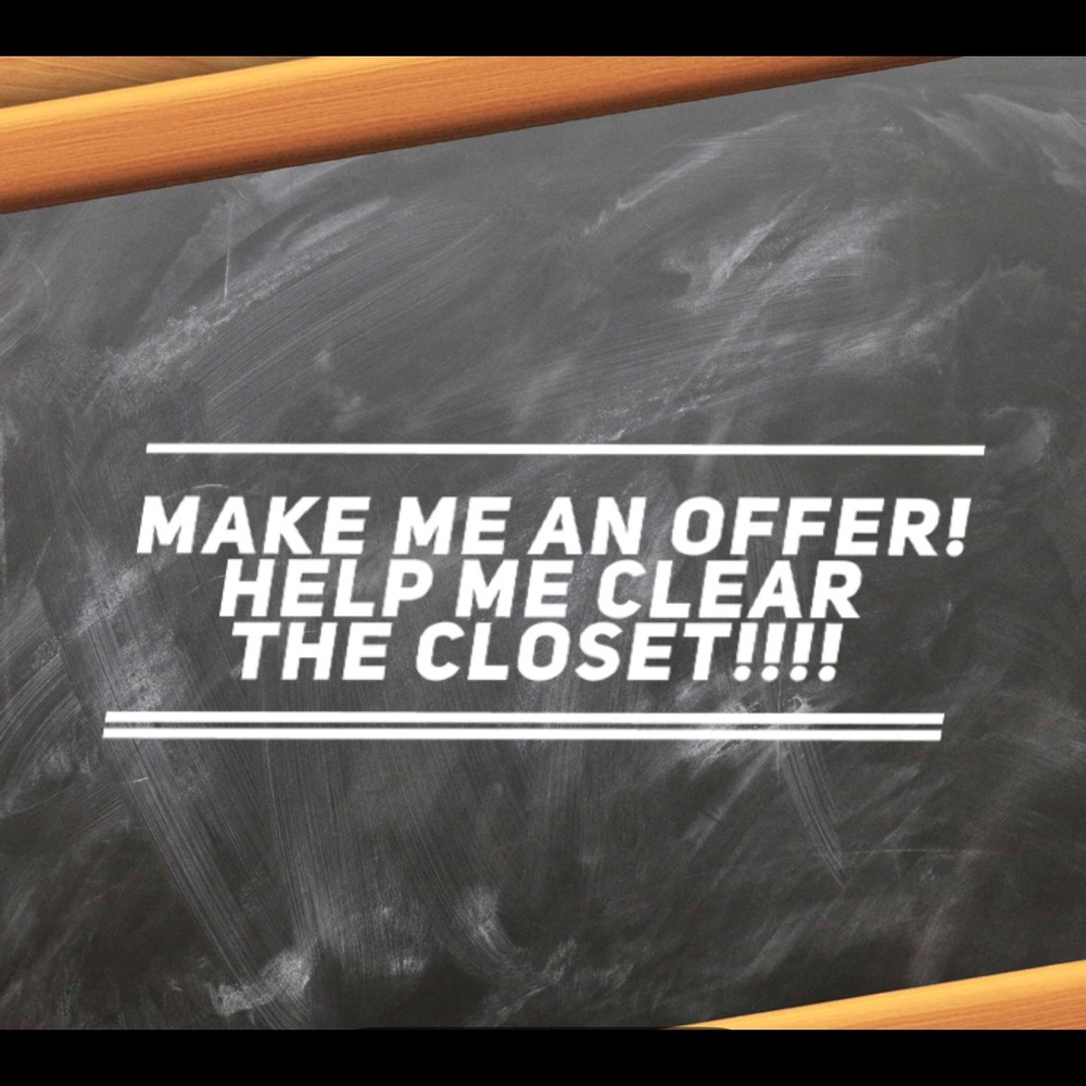 Let’s clear the closet!